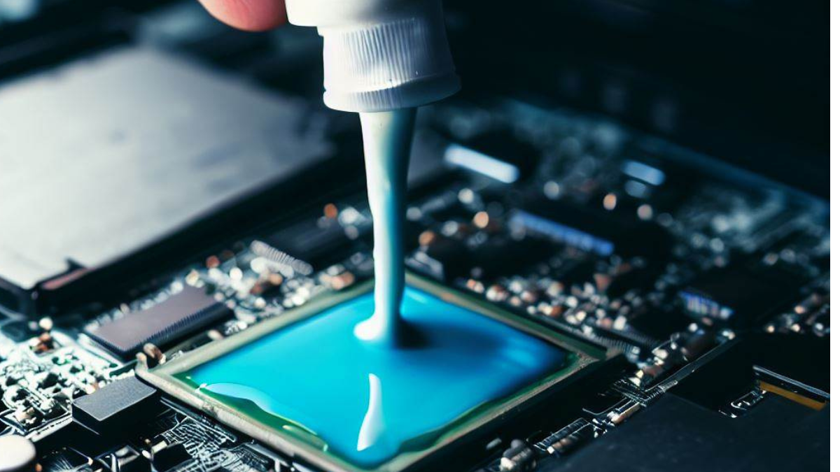 Applying thermal paste on CPU