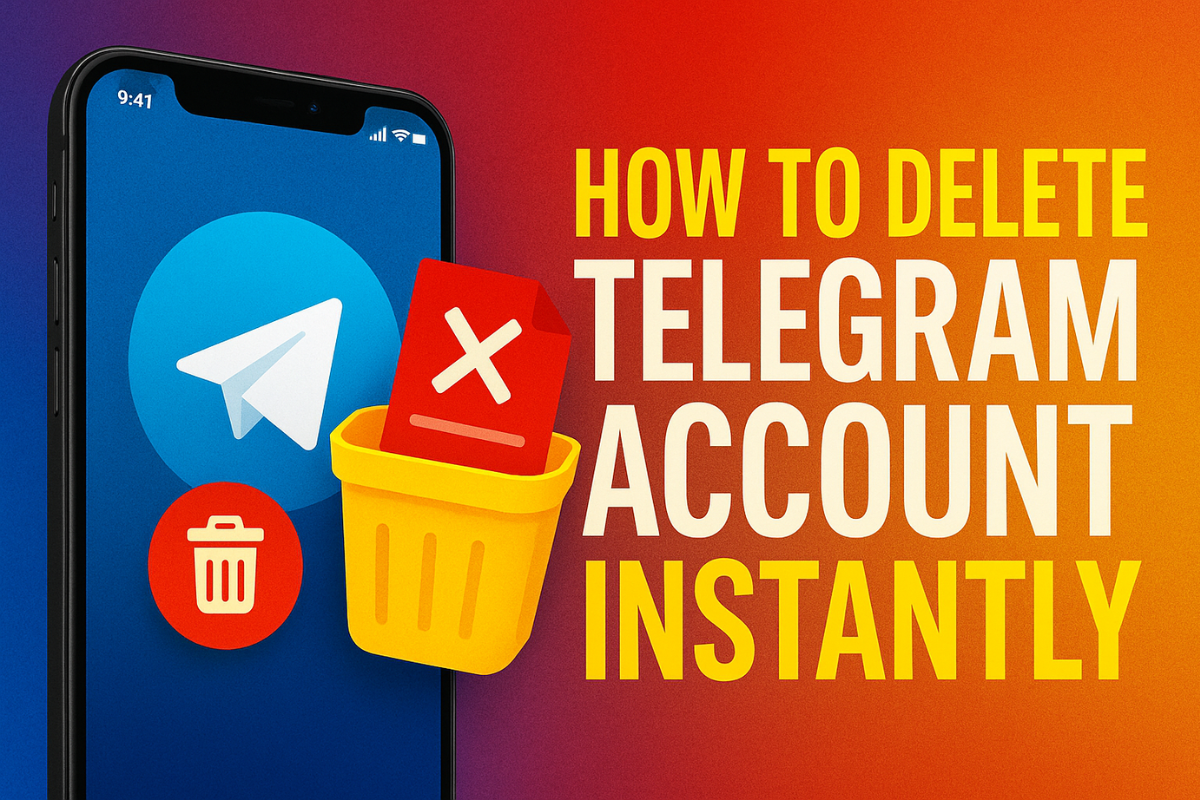 How to delete Telegram account instantly