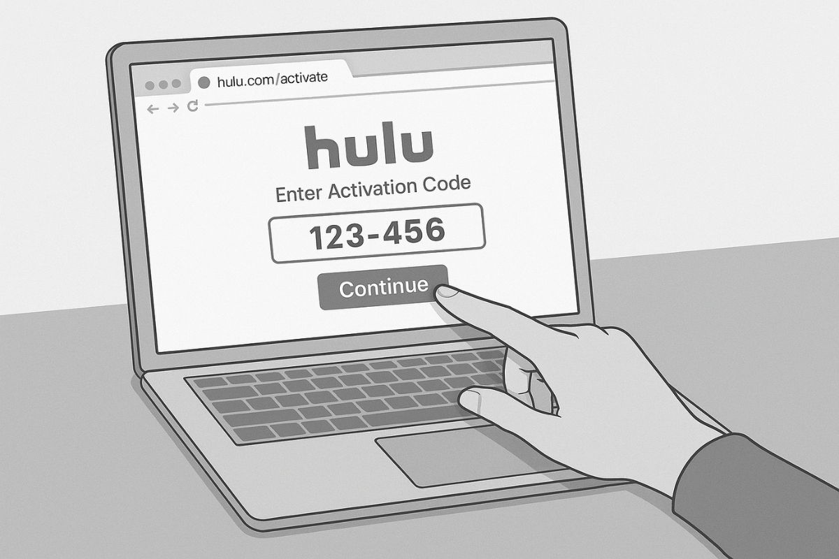 Activating Hulu on a computer
