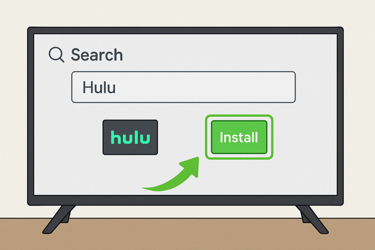 Installing Hulu on TV